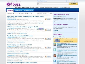 Yahoo!    Yahoo! Buzz